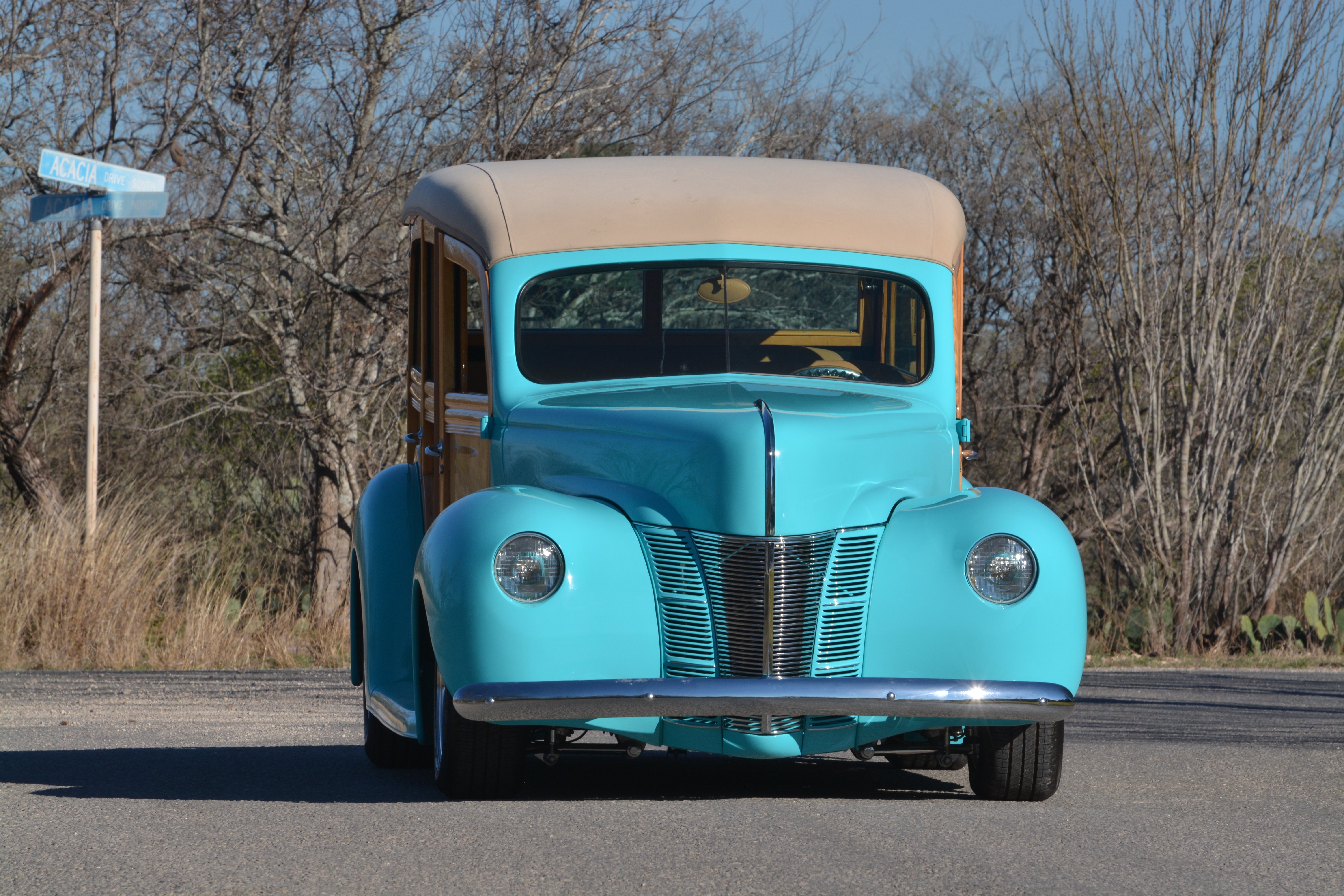 1940, Ford, Deluxe, Woody, Wagon, Hotrod, Streetrod, Hot, Rod, Street, Usa, 6000x4000 04 Wallpaper