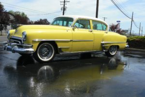 1954, Chrysler, New, Yorker, Sedan, Classic, Old, Retro, Yellow, Usa, 2048×1530 03