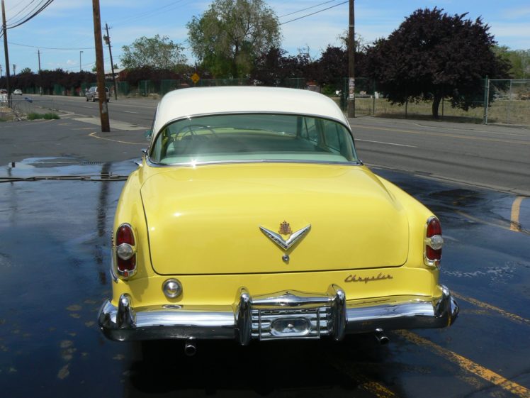 1954, Chrysler, New, Yorker, Sedan, Classic, Old, Retro, Yellow, Usa, 2048×1530 04 HD Wallpaper Desktop Background