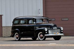 1952, Gmc, Wagon, 2, Door, Black, Classic, Old, Vintage, Usa, 4288×2848 01