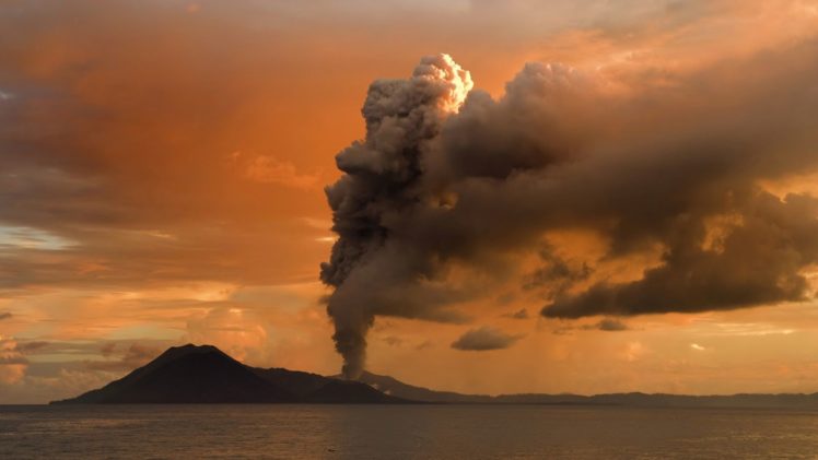 volcano, Mountain, Lava, Nature, Landscape, Mountains, Fire HD Wallpaper Desktop Background
