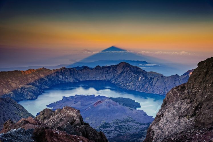 volcano, Mountain, Lava, Nature, Landscape, Mountains, Fire, Sunset HD Wallpaper Desktop Background