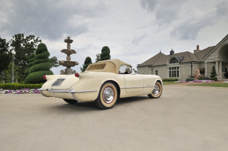 1954, Corvette, Roadster, Classic, Old, Retro, White, Usa, 4200×2790 06 HD Wallpaper Desktop Background
