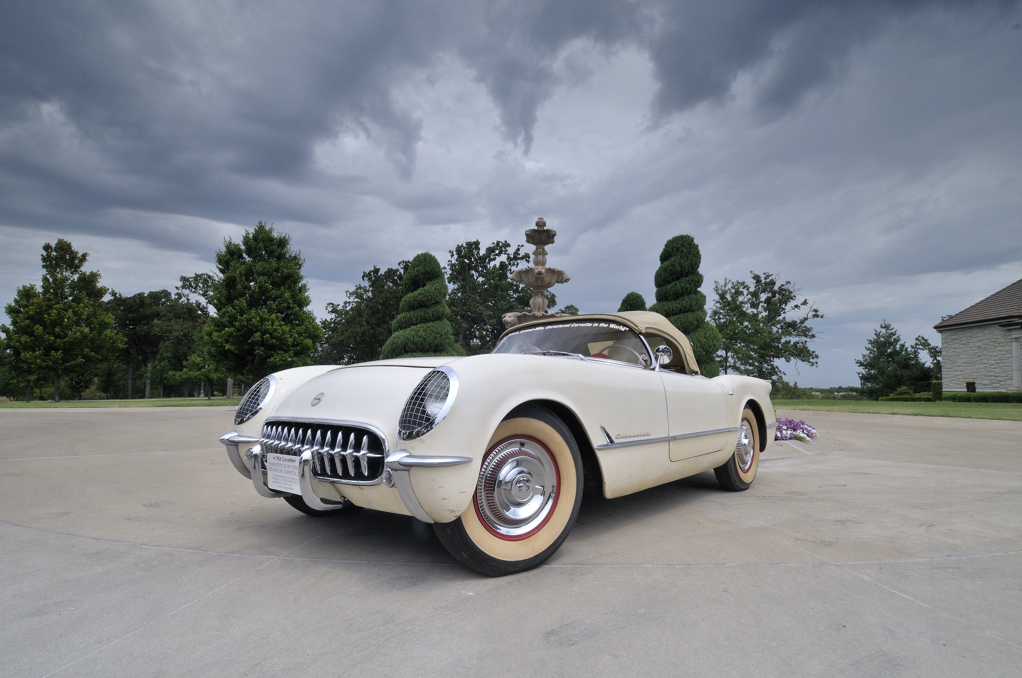 1954, Corvette, Roadster, Classic, Old, Retro, White, Usa, 4200x2790 04 Wallpaper