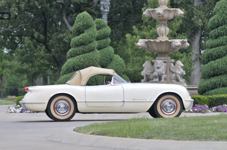 1954, Corvette, Roadster, Classic, Old, Retro, White, Usa, 4200×2790 05 HD Wallpaper Desktop Background