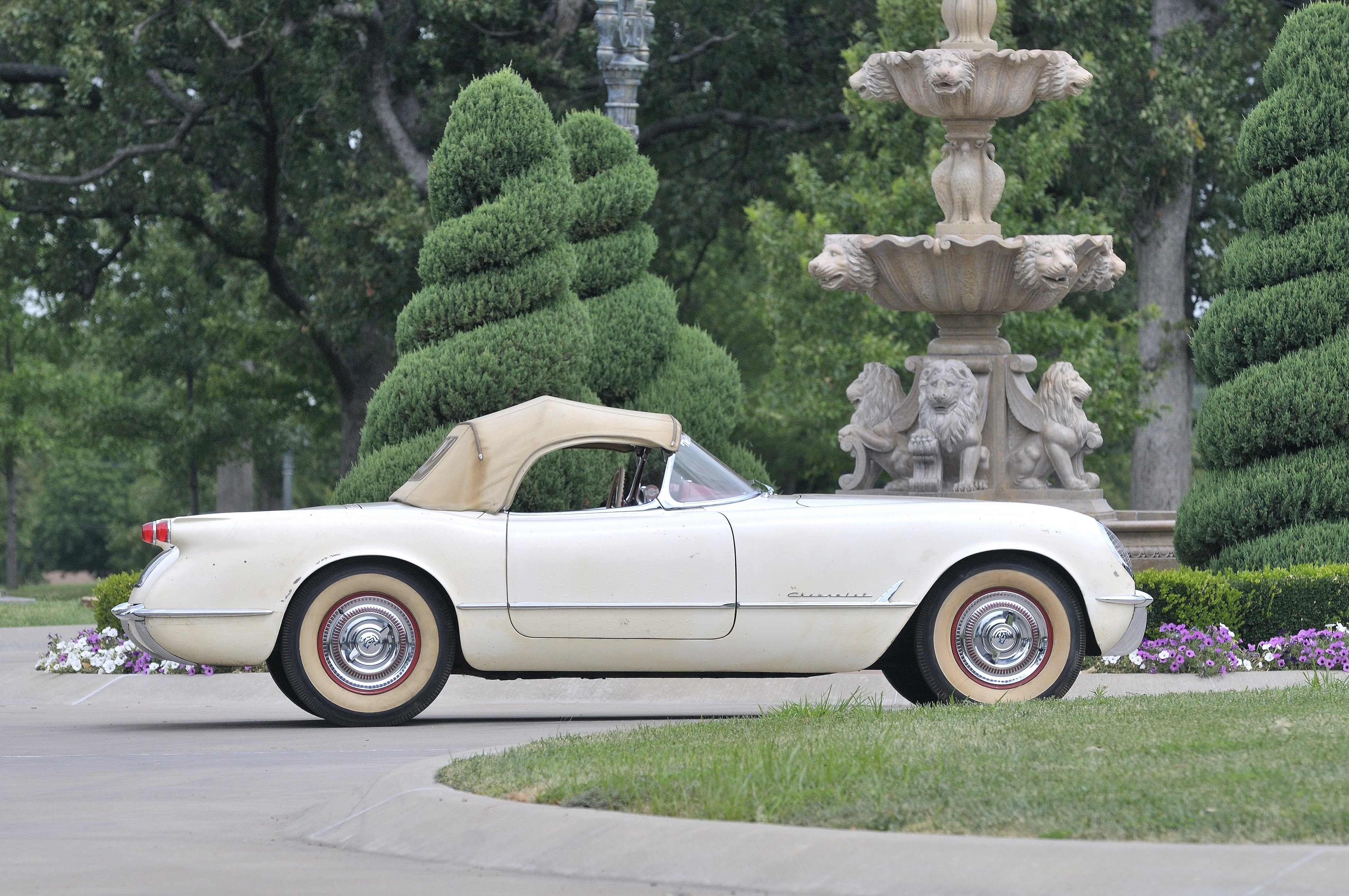 1954, Corvette, Roadster, Classic, Old, Retro, White, Usa, 4200x2790 05 Wallpaper