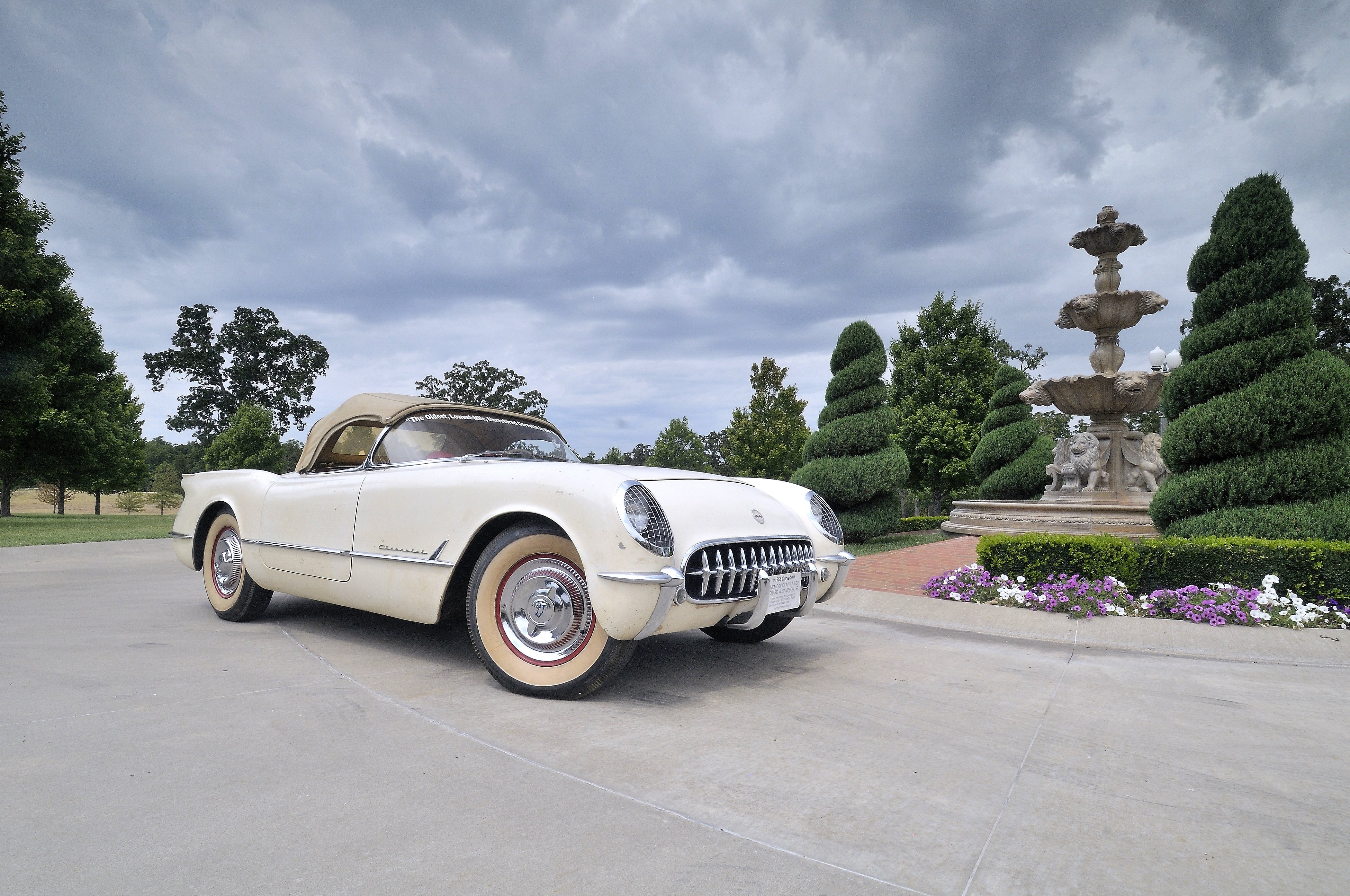 1954, Corvette, Roadster, Classic, Old, Retro, White, Usa, 4200x2790 02 Wallpaper