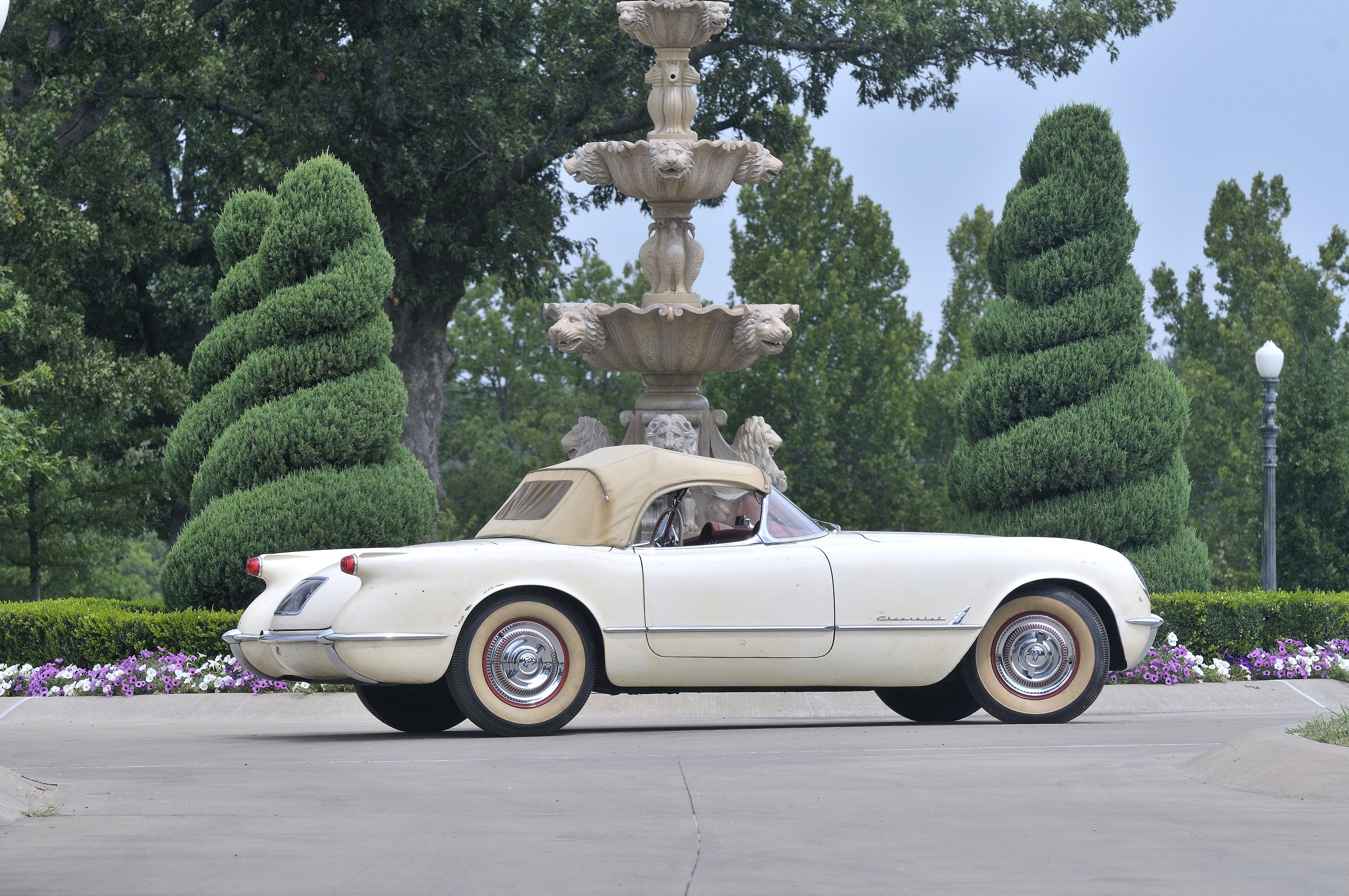 1954, Corvette, Roadster, Classic, Old, Retro, White, Usa, 4200x2790 03 Wallpaper
