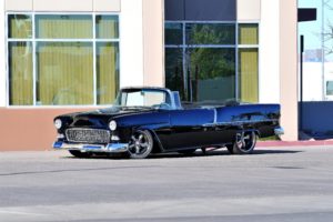 1955, Chevrolet, Bel, Air, Convertible, Streetrod, Street, Rod, Hot, Black, Usa, 4200×2790