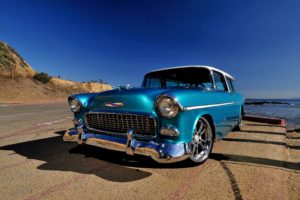 1955, Chevrolet, Chevy, Nomad, Streetrod, Street, Rod, Hot, Blue, Usa 4200×2790 04