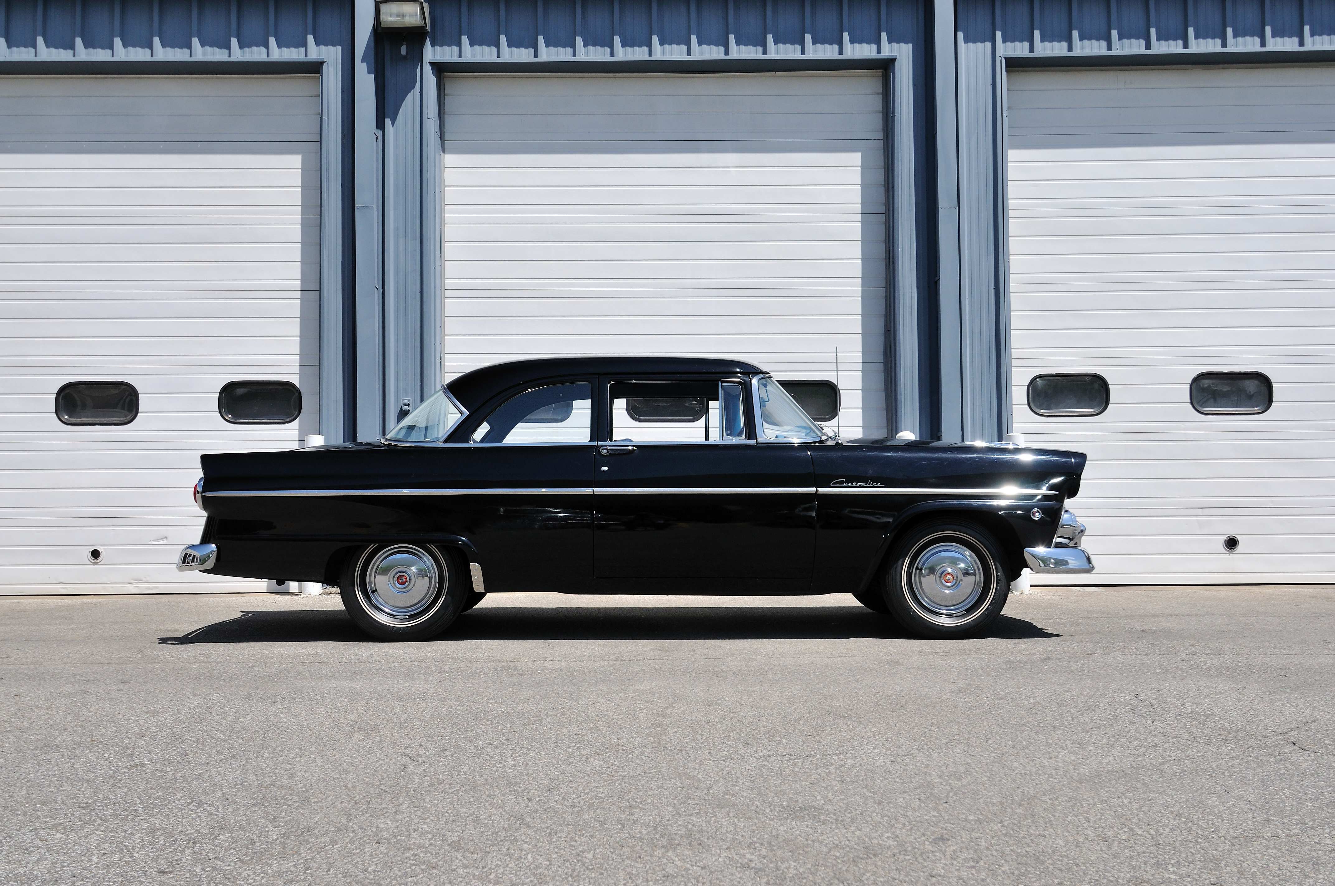 1955, Ford, Customline, Sedan, 2, Door, Black, Classic, Old, Vintage, Usa, 4288x2848 02 Wallpaper