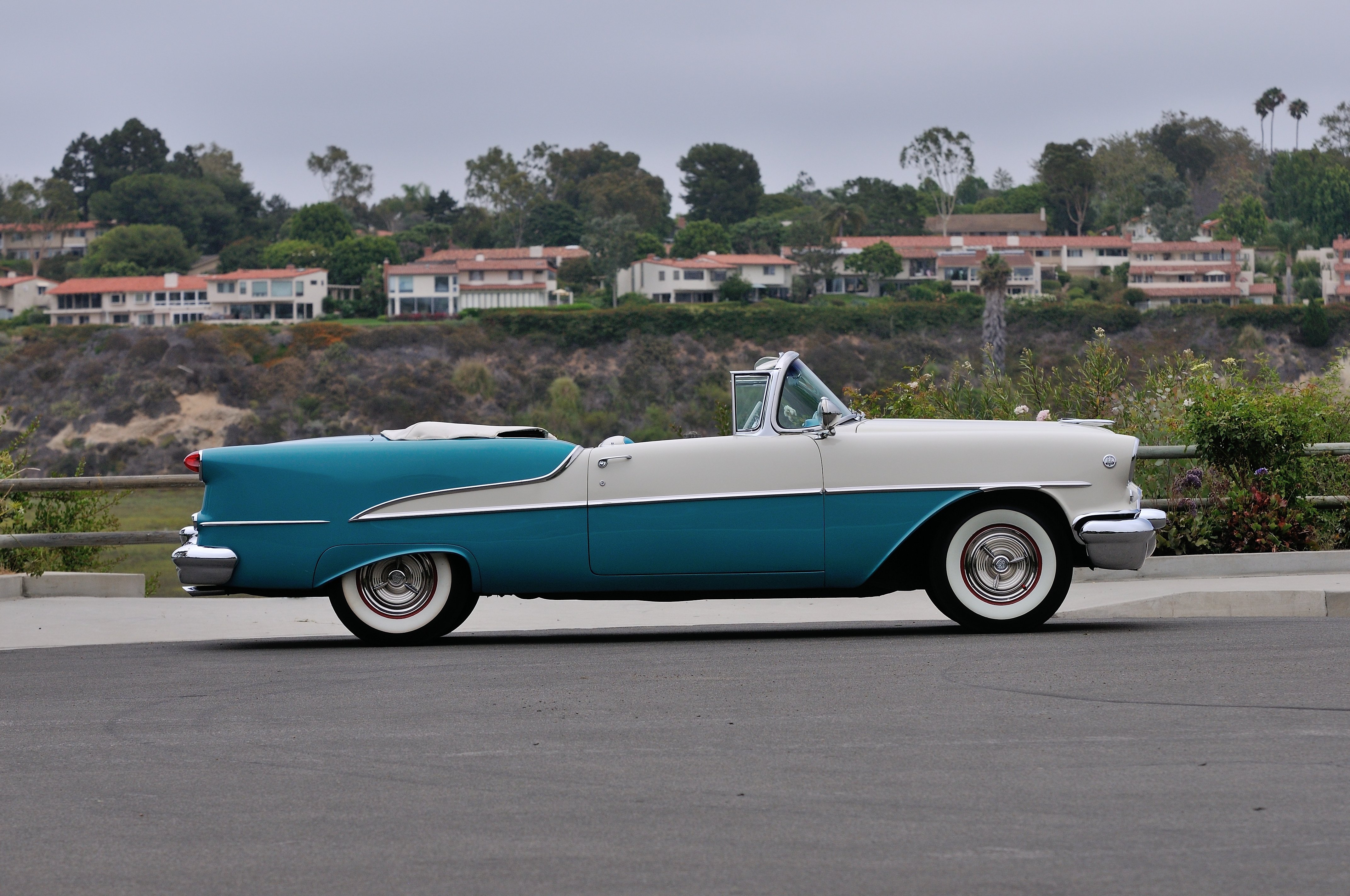 1955, Oldsmobile, Rocket, 88, Convertible, Classic, Old, Vintage, Usa, 4288x2848 02 Wallpaper