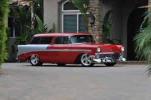 1956, Chevrolet, Chevy, Nomad, Streetrod, Street, Rod, Hot, Red, Silver, Usa, 4200x2790 01