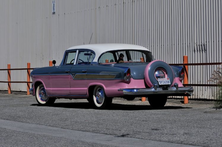 1956, Hudson, Hornet, Sedan, 4, Door, Classic, Old, Vintage, Usa, 4288×2848 03 HD Wallpaper Desktop Background