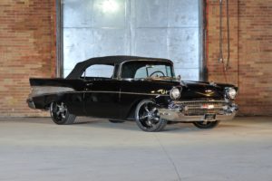 1957, Chevrolet, Bel, Air, Convertible, Streetrod, Street, Rod, Hot, Black, Usa, 4288×2848 01