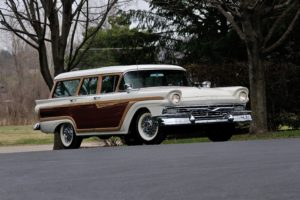 1957, Ford, Country, Squire, Wagon, 4, Door, White, Usa, 3288x2848 01