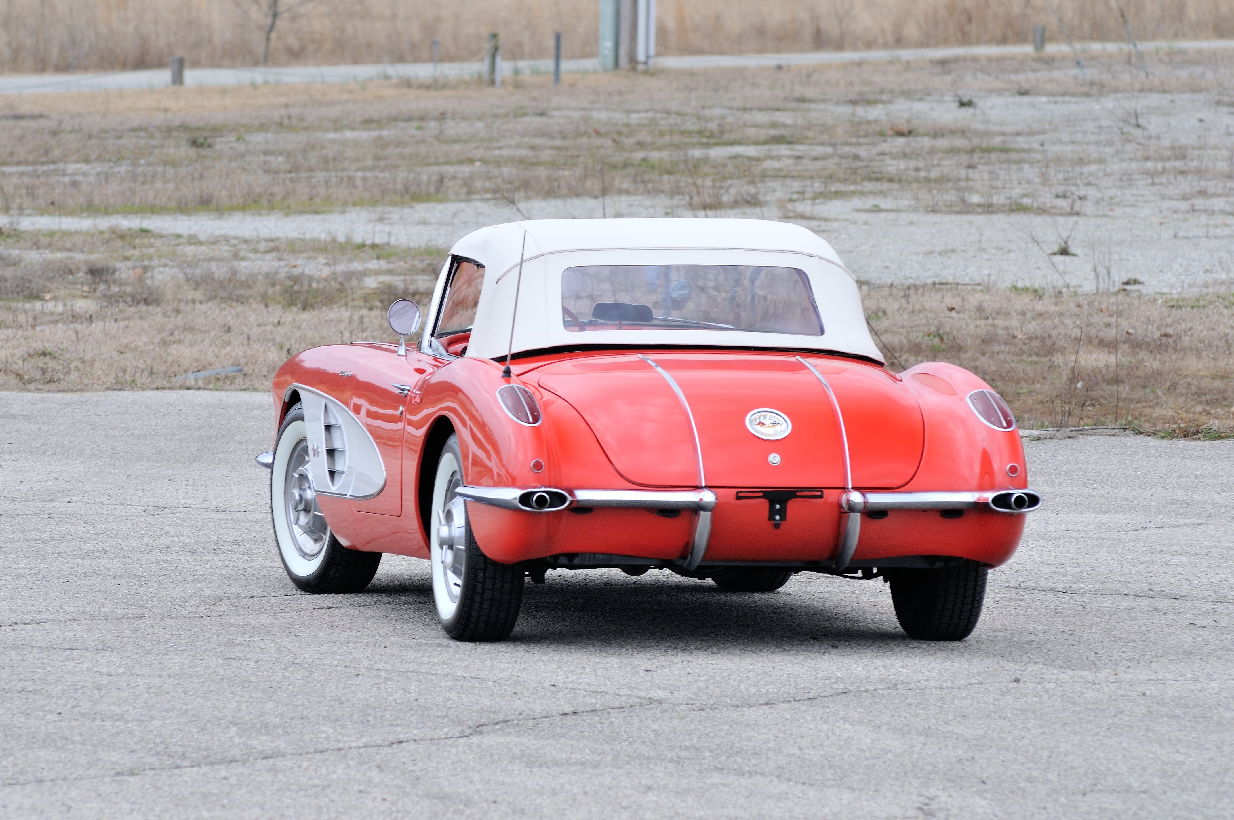 1958, Chevrolet, Corvette, Red, Muscle, Classic, Old, Usa, 4288x2848 05 Wallpaper