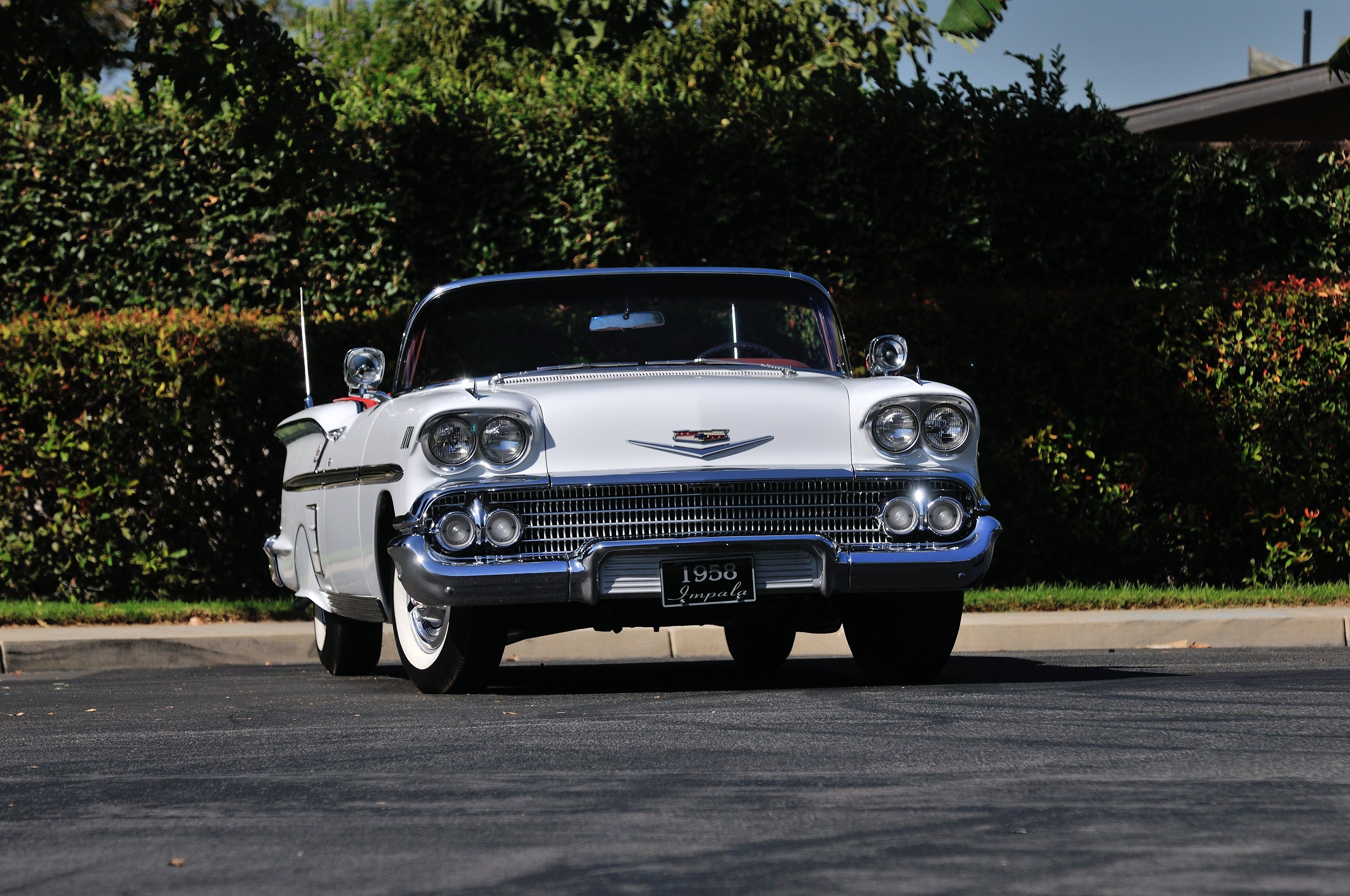 1958, Chevrolet, Imapala, Convertible, White, Classic, Old, Usa, 4288x2848 04 Wallpaper