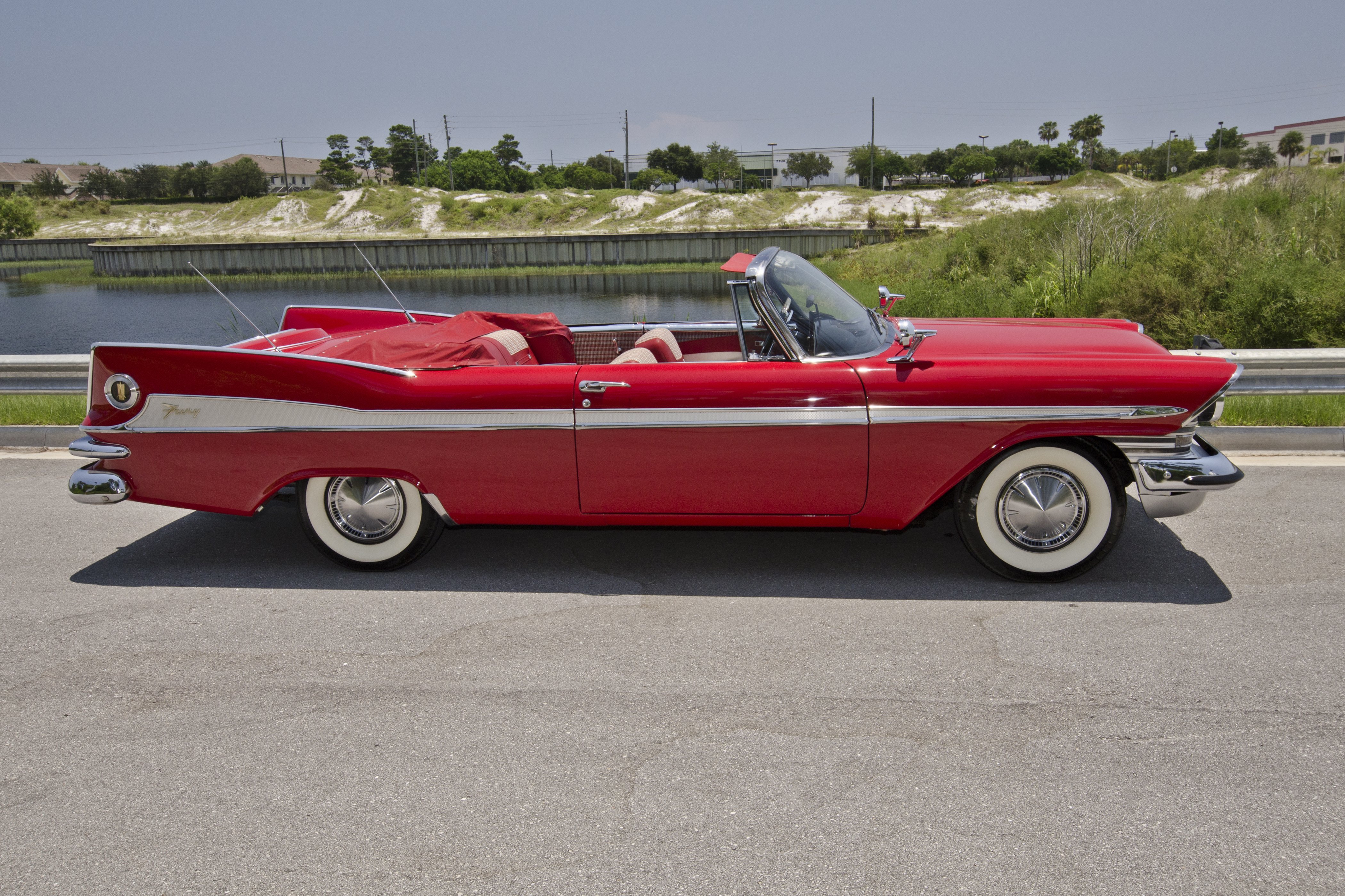 1959, Plymouth, Sport, Fury, Convertible, Classic, Red, Usa, Retro, Old, Usa, 4200x2800 05 Wallpaper