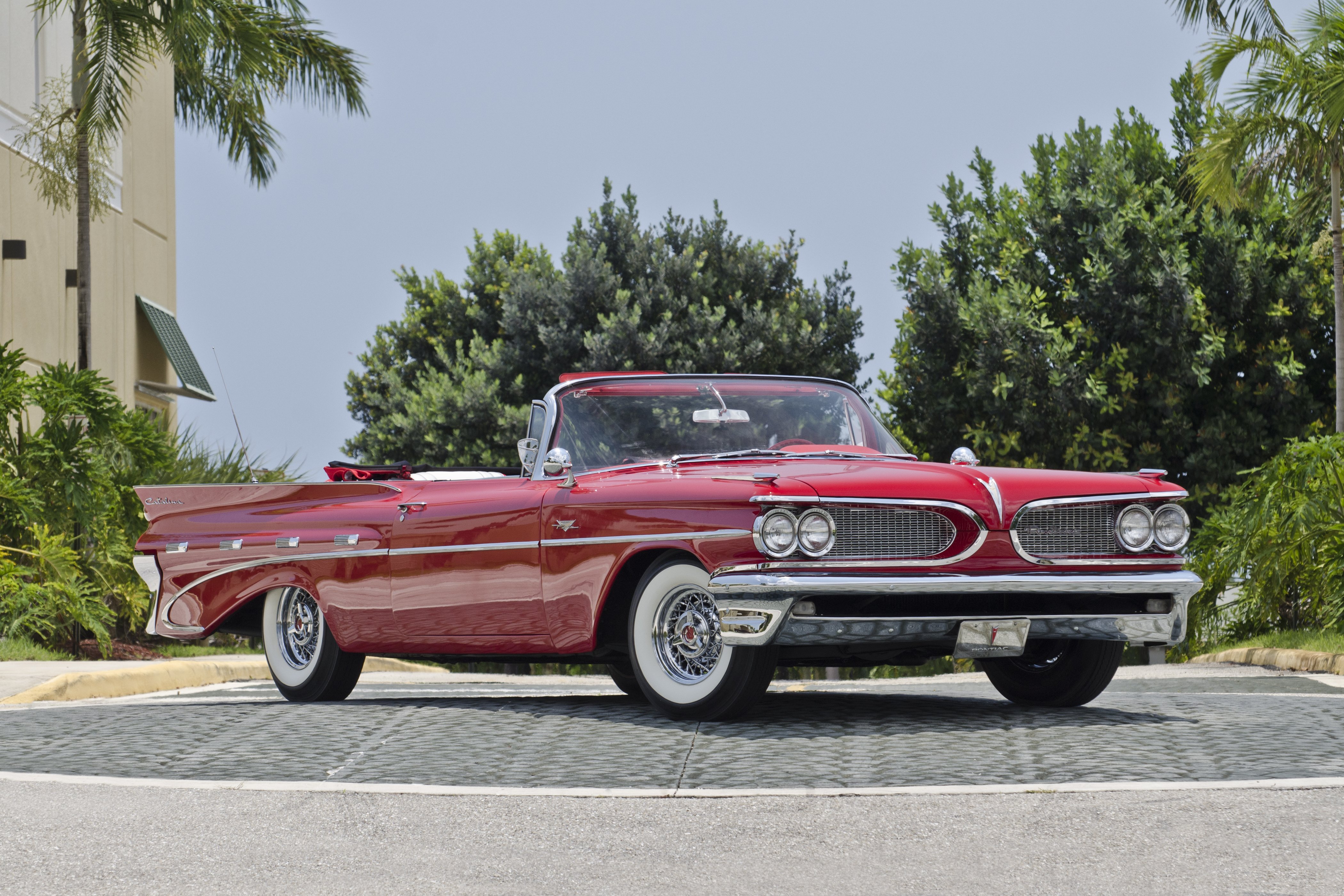 1959, Pontiac, Catalina, Convertible, Classic, Old, Retro, Usa, 4200x2800 01 Wallpaper