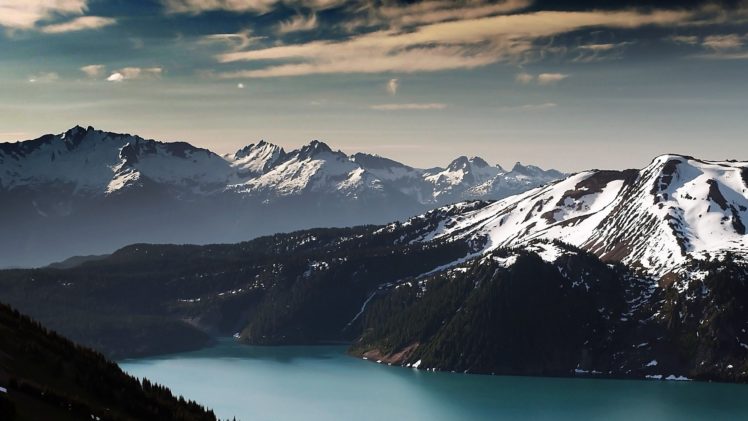 mountains, Landscape, Nature, Mountain, Winter, Lake HD Wallpaper Desktop Background