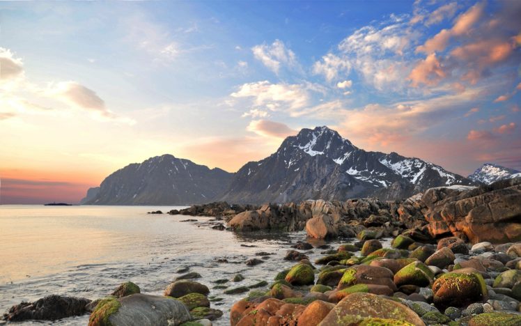 mountains, Landscape, Nature, Mountain, Lake, Winter HD Wallpaper Desktop Background