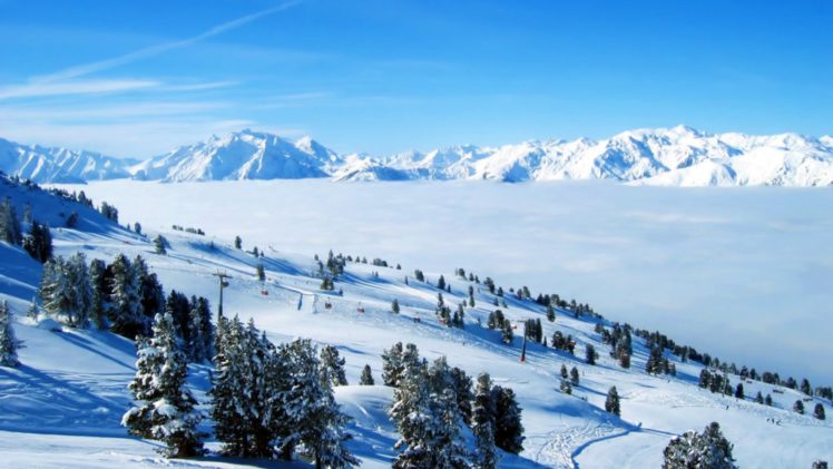 mountains, Landscape, Nature, Mountain, Winter HD Wallpaper Desktop Background