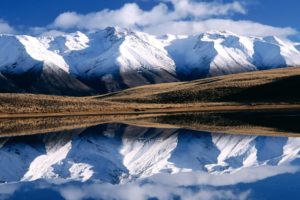mountains, Landscape, Nature, Mountain, Lake, Snow, Reflection