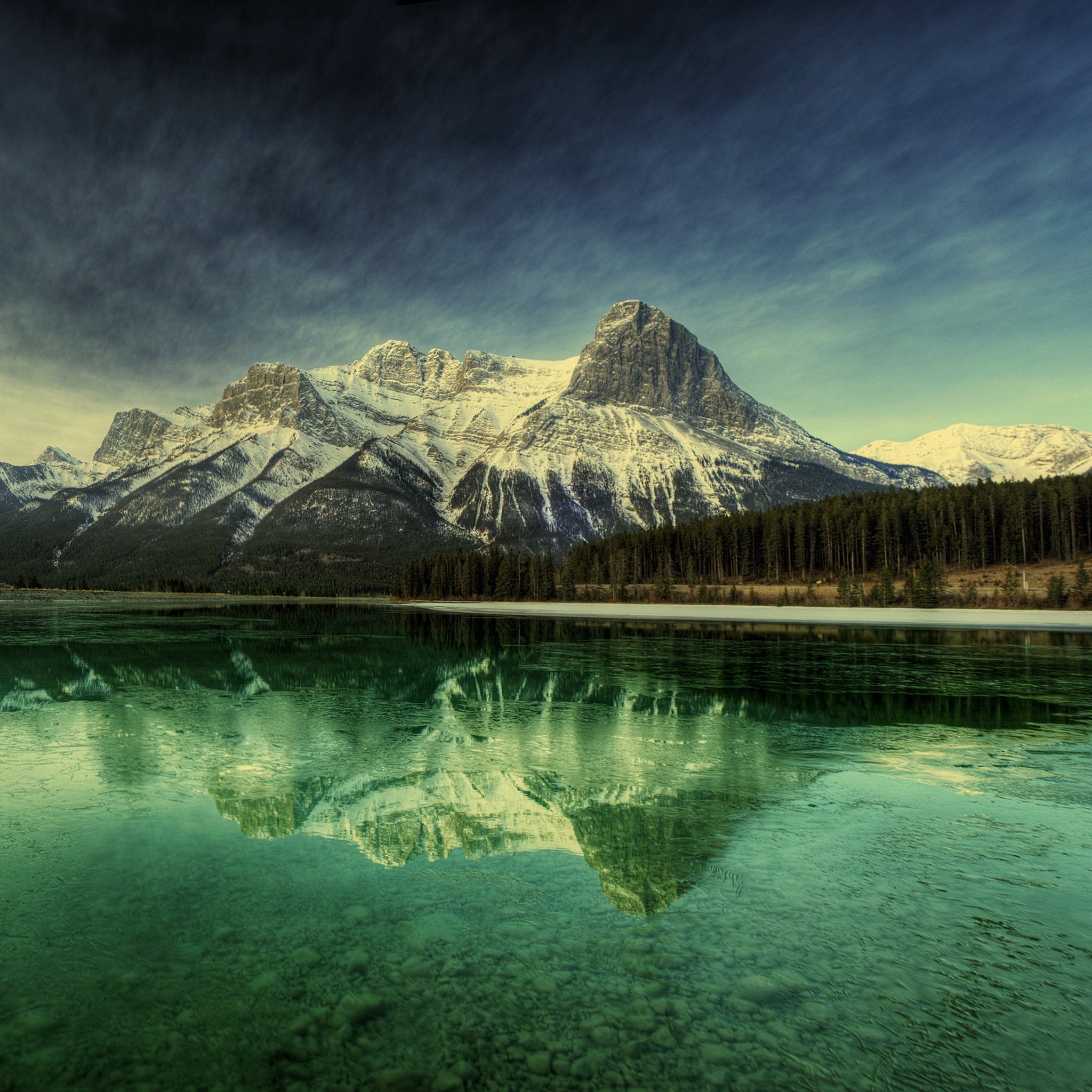 mountains, Landscape, Nature, Mountain, Lake, Reflection, Snow Wallpaper