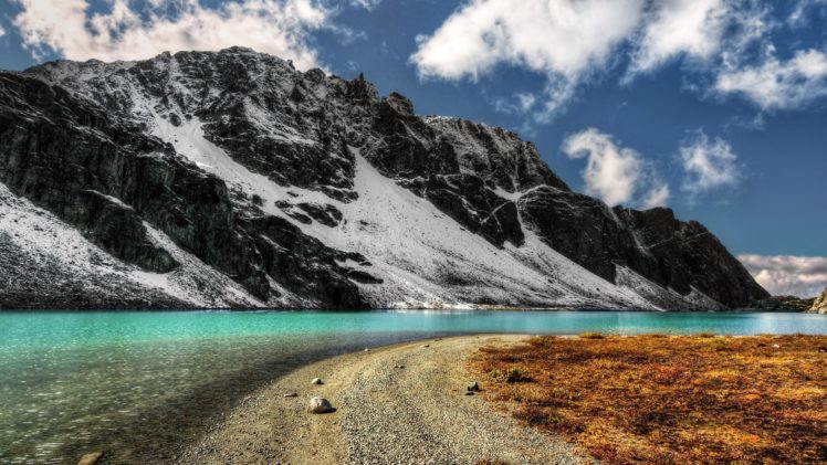 mountains, Landscape, Nature, Mountain, Lake, Snow HD Wallpaper Desktop Background