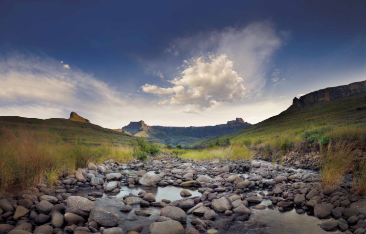 mountains, Landscape, Nature, Mountain, River HD Wallpaper Desktop Background