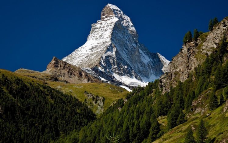 mountains, Landscape, Nature, Mountain, Forest HD Wallpaper Desktop Background