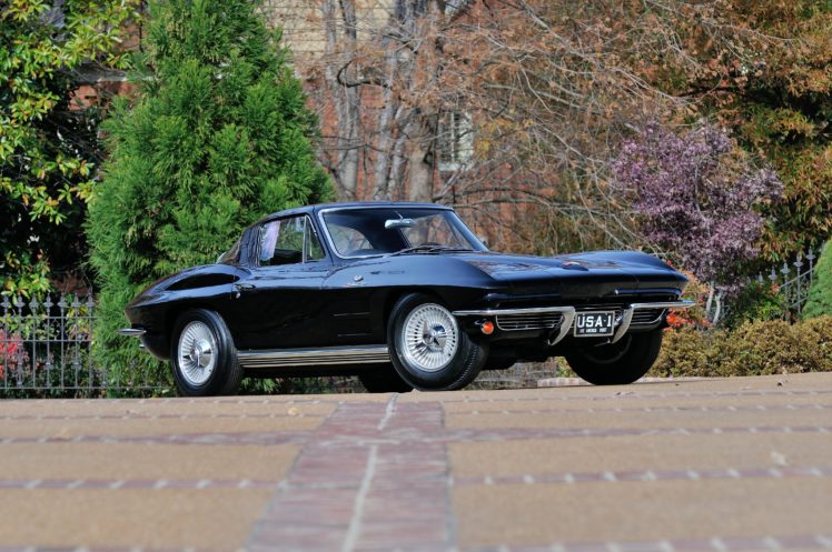 1964, Chevrolet, Corvette, Stingray, Black, Classic, Old, Usa, 4288×2848 02 HD Wallpaper Desktop Background