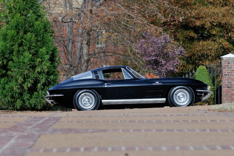 1964, Chevrolet, Corvette, Stingray, Black, Classic, Old, Usa, 4288×2848 03 HD Wallpaper Desktop Background