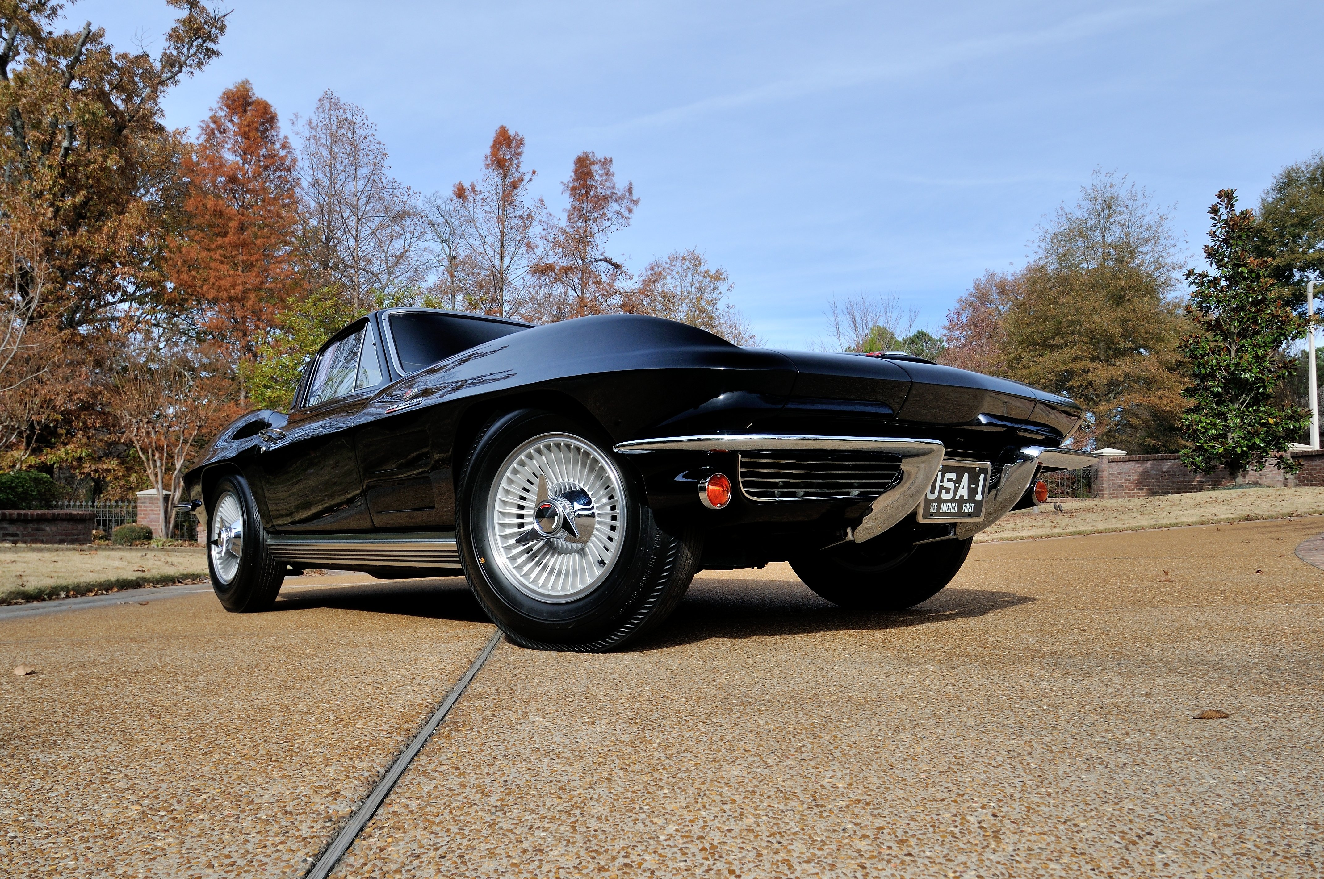 1964, Chevrolet, Corvette, Stingray, Black, Classic, Old, Usa, 4288x2848 06 Wallpaper