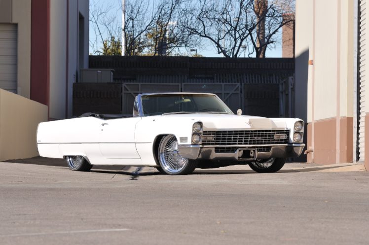 1967, Cadillac, Deville, Convertible, White, Streetrod, Street, Rod, Low, Lowrider, Usa, 4288×2848 01 HD Wallpaper Desktop Background