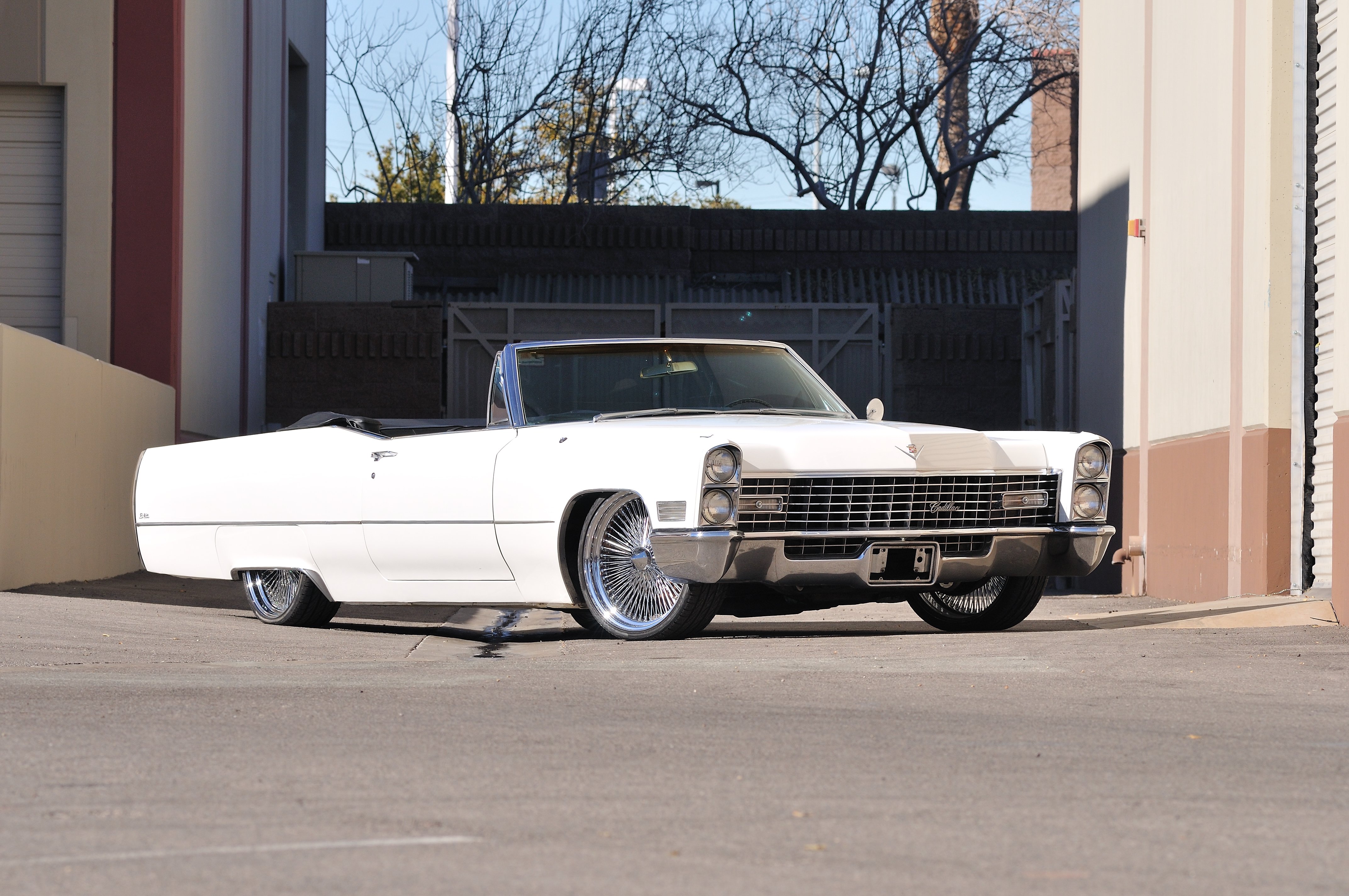 1967, Cadillac, Deville, Convertible, White, Streetrod, Street, Rod, Low, Lowrider, Usa, 4288x2848 01 Wallpaper