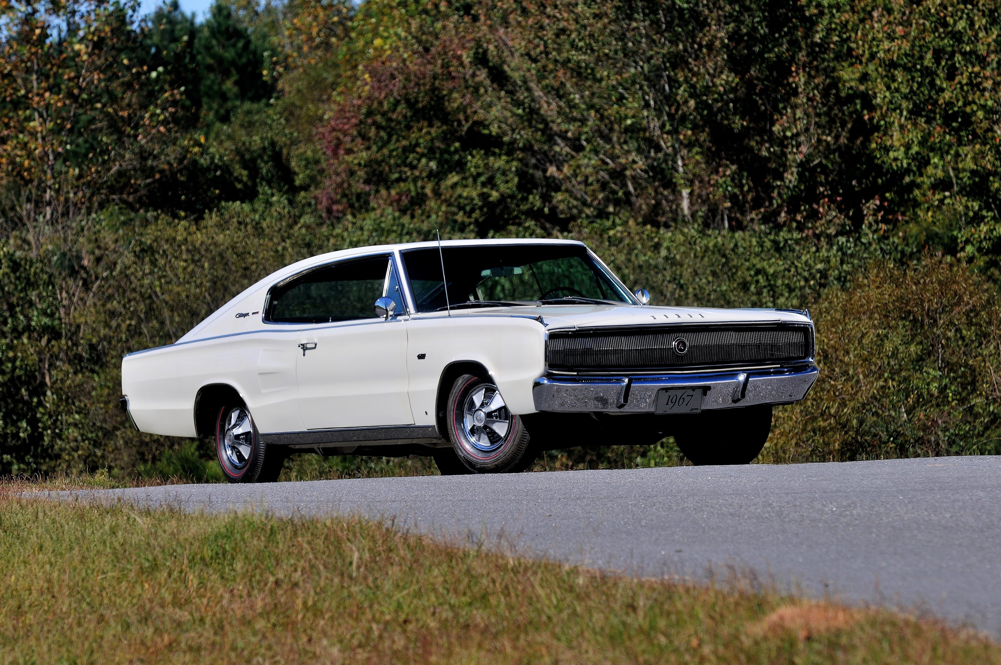 1967, Dodge, Hemi, Charger, Muscle, Classic, White, Usa, 4200x2790 04 Wallpaper
