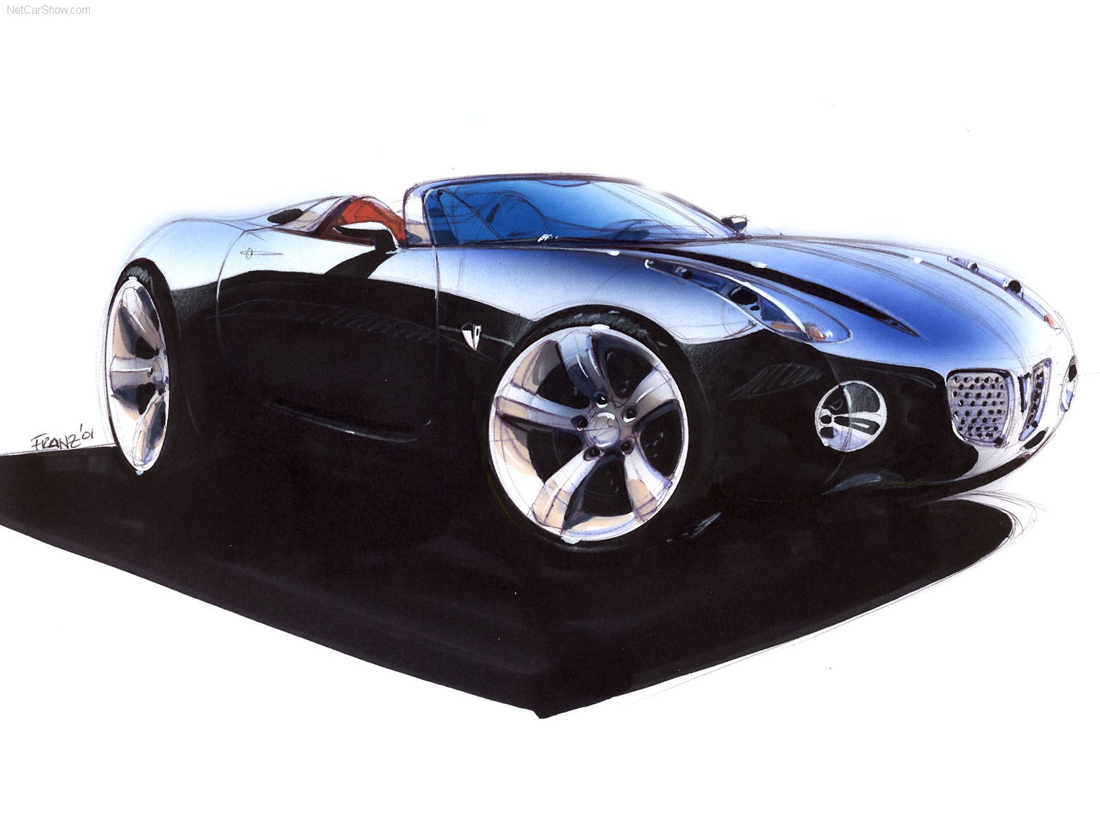 pontiac, Solstice, Concept, Cars, Convertible, 2002 Wallpaper