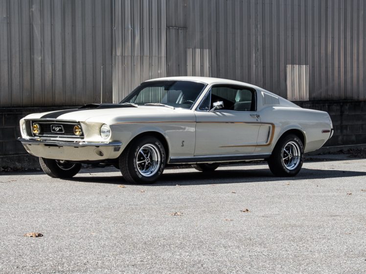 1968, Ford, Mustang, Gt, Fastback, White, Muscle, Classic, Old, Usa, 2160×1620 01 HD Wallpaper Desktop Background