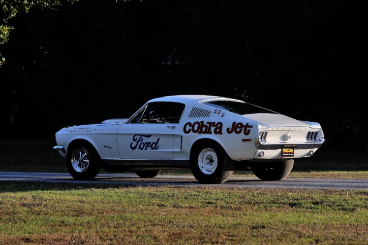 1968, Ford, Mustang, Cj, White, Muscle, Classic, Drag, Dragster, Race, Usa, 4288×2848 07 HD Wallpaper Desktop Background