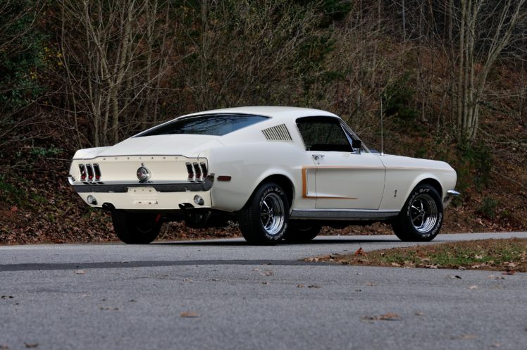 1968, Ford, Mustang, Gt, Fastback, White, Muscle, Classic, Old, Usa, 4288×2848 03 HD Wallpaper Desktop Background