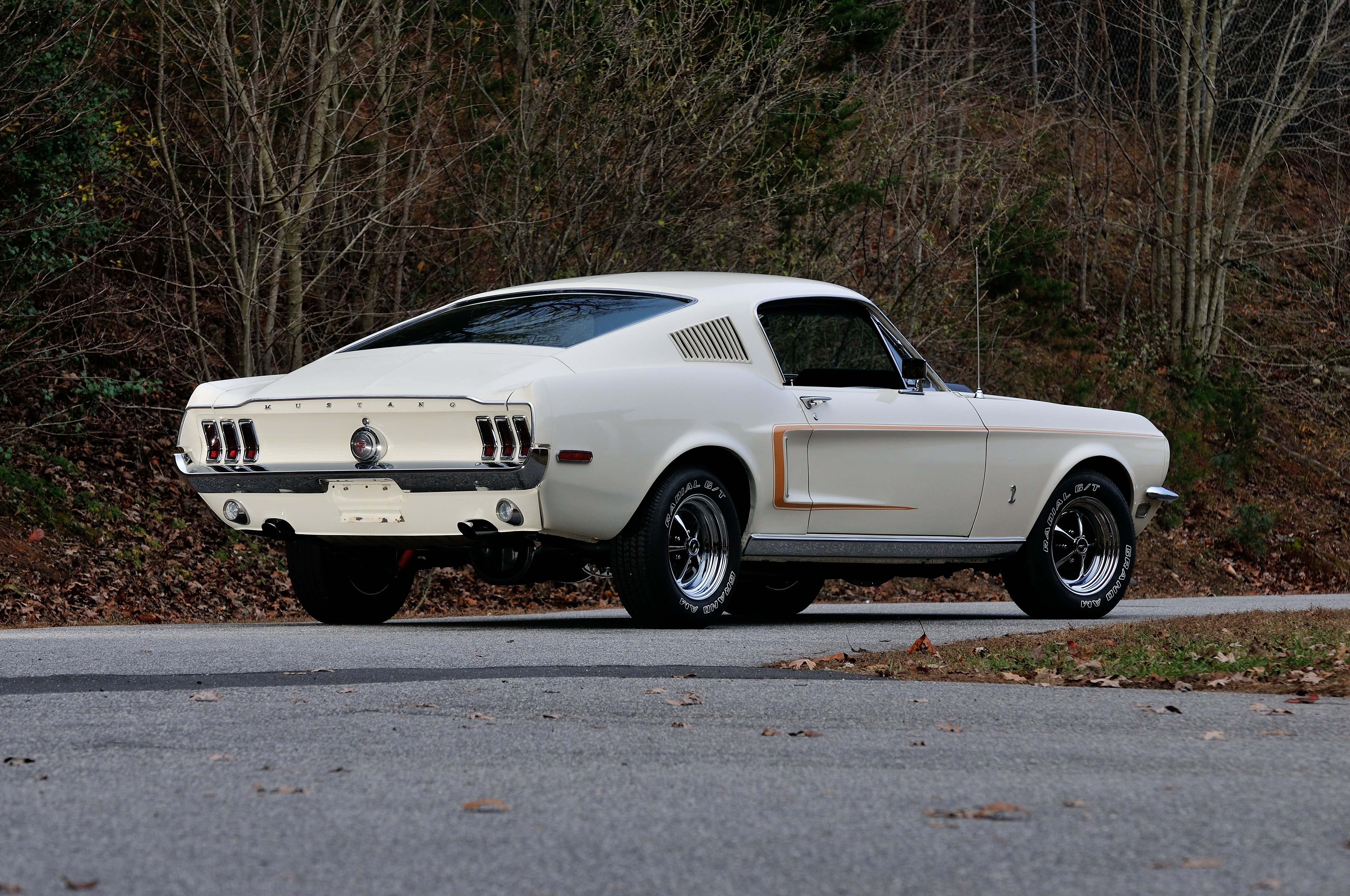 1968, Ford, Mustang, Gt, Fastback, White, Muscle, Classic, Old, Usa, 4288x2848 03 Wallpaper
