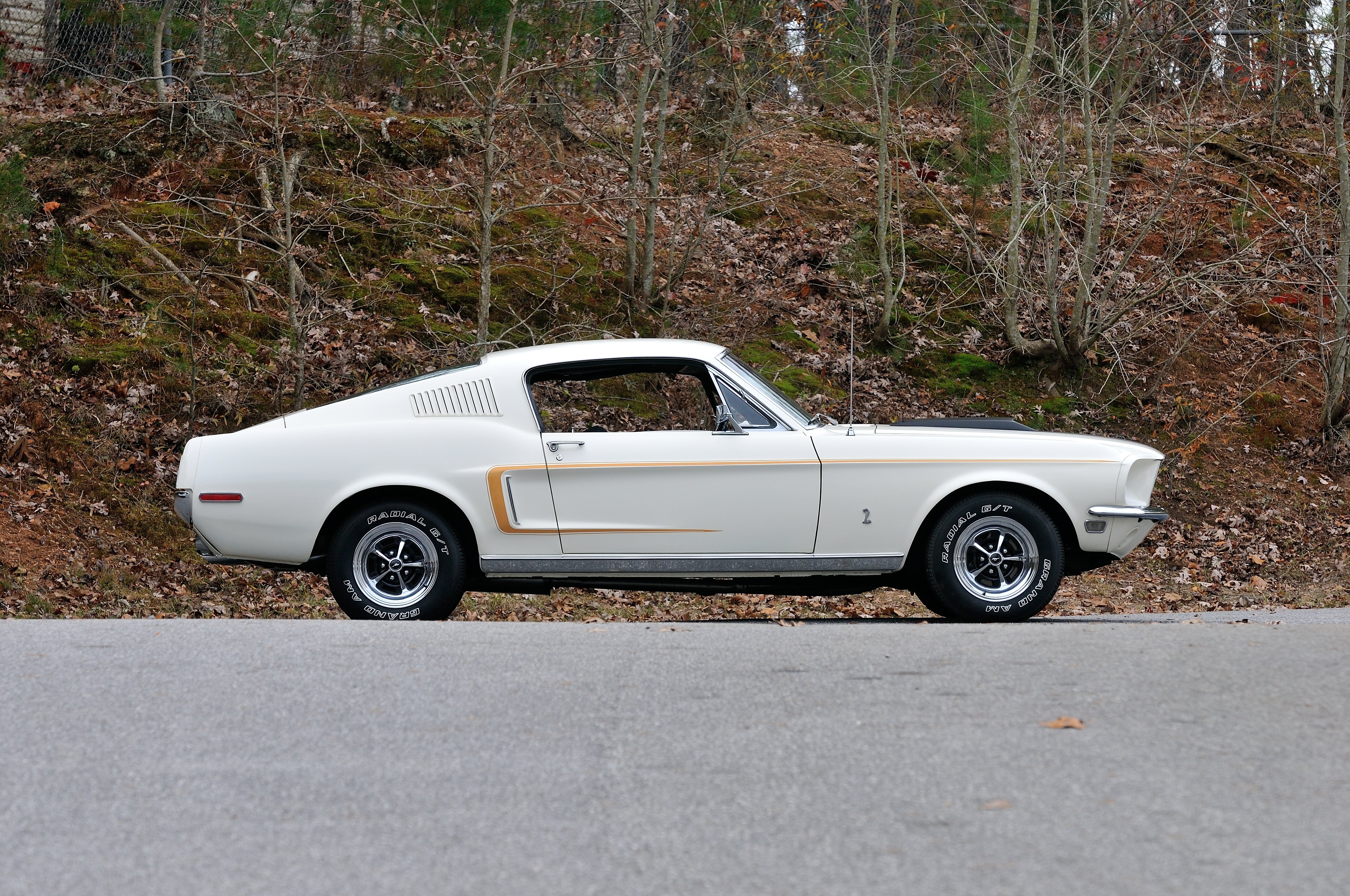 1968, Ford, Mustang, Gt, Fastback, White, Muscle, Classic, Old, Usa, 4288x2848 02 Wallpaper
