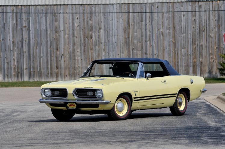 1968, Plymouth, Barracuda, Convertible, Muscle, Classic, Old, Usa, 4200×2790 01 HD Wallpaper Desktop Background