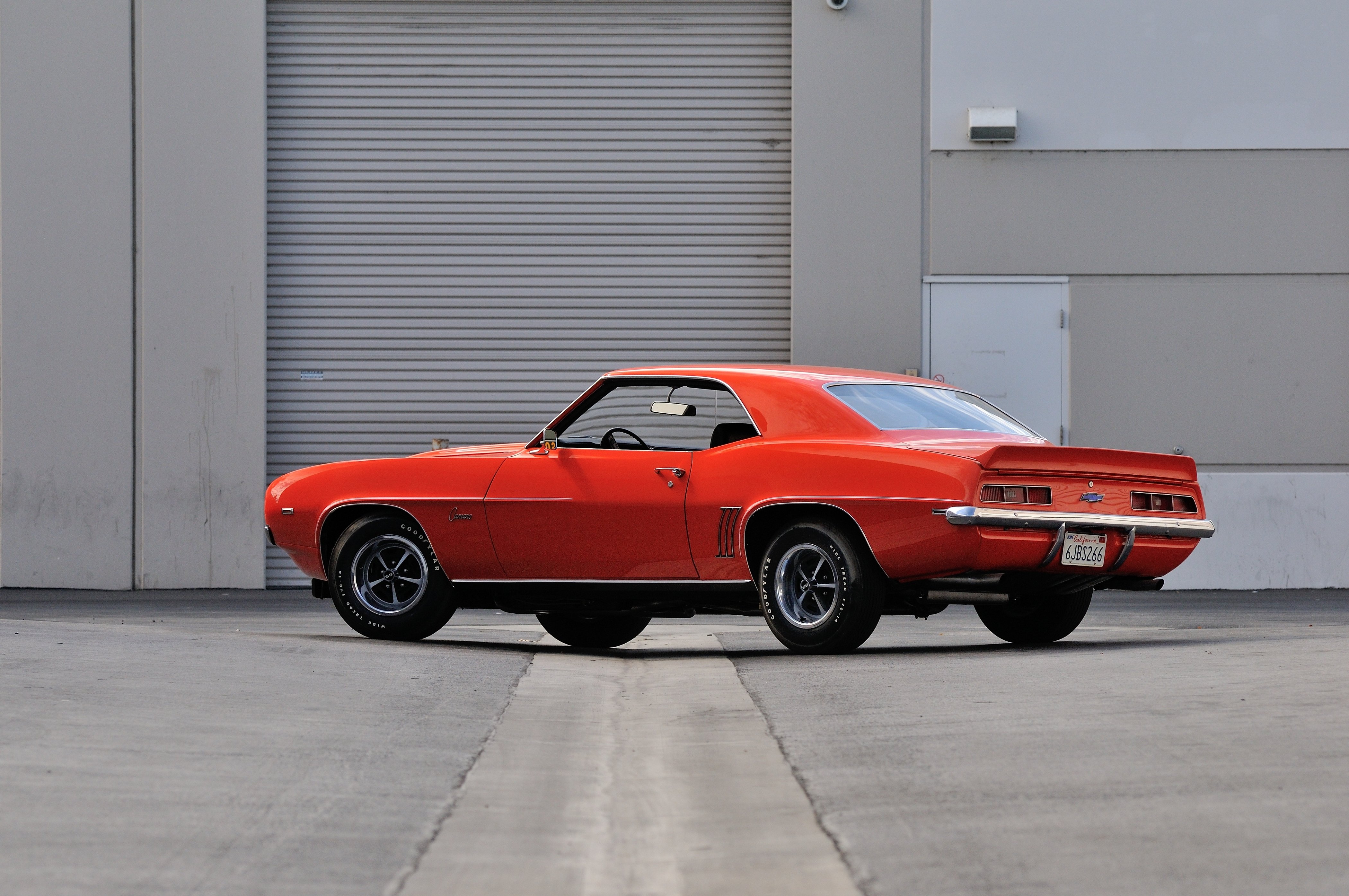 1969, Chevrolet, Chevy, Copo, Camaro, Orange, Muscle, Classic, Usa 