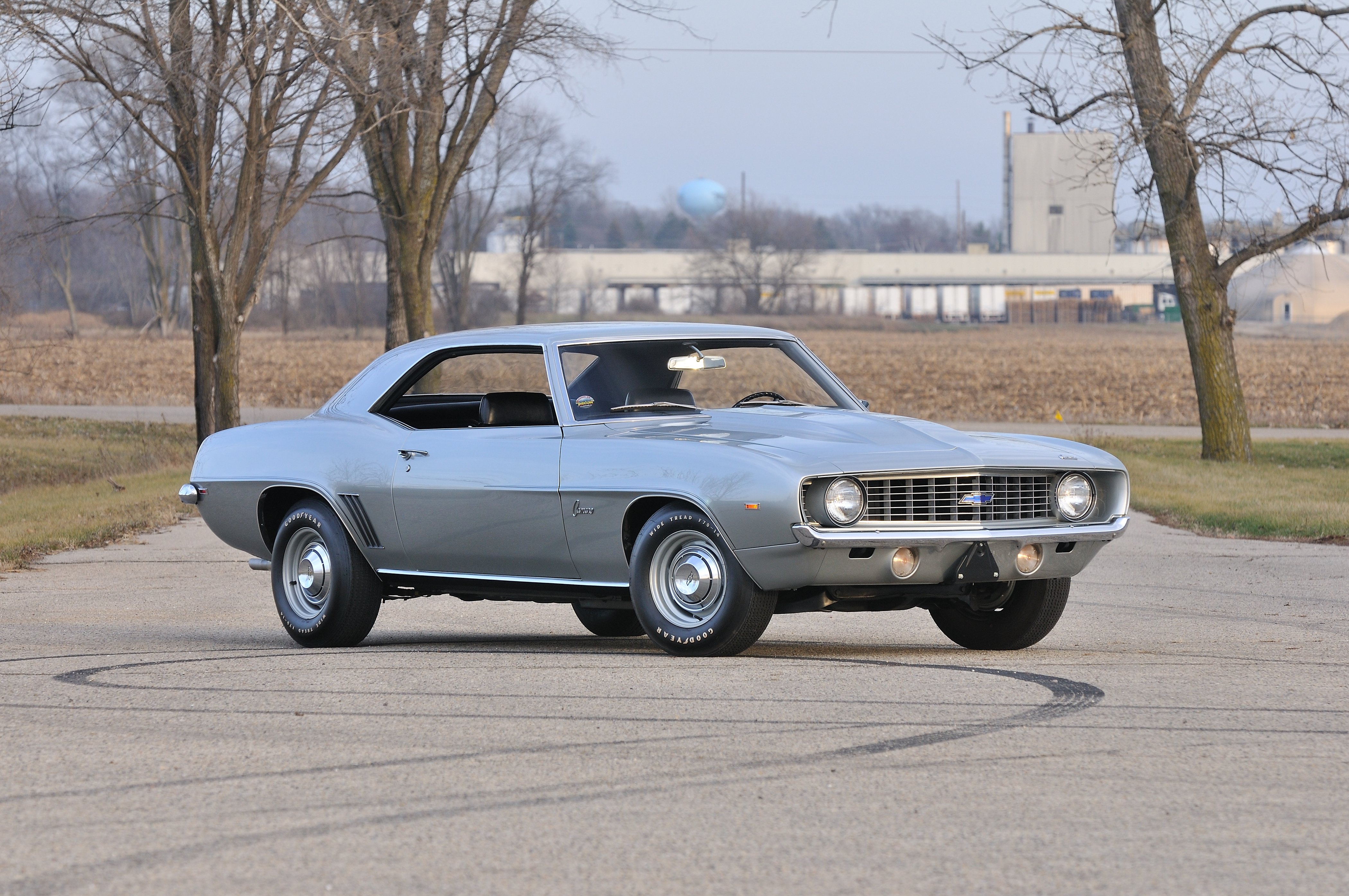 1969, Chevrolet, Chevy, Copo, Camaro, Silver, Muscle, Classic, Usa, 4200x2790 01 Wallpaper