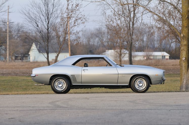 1969, Chevrolet, Chevy, Copo, Camaro, Silver, Muscle, Classic, Usa, 4200×2790 03 HD Wallpaper Desktop Background