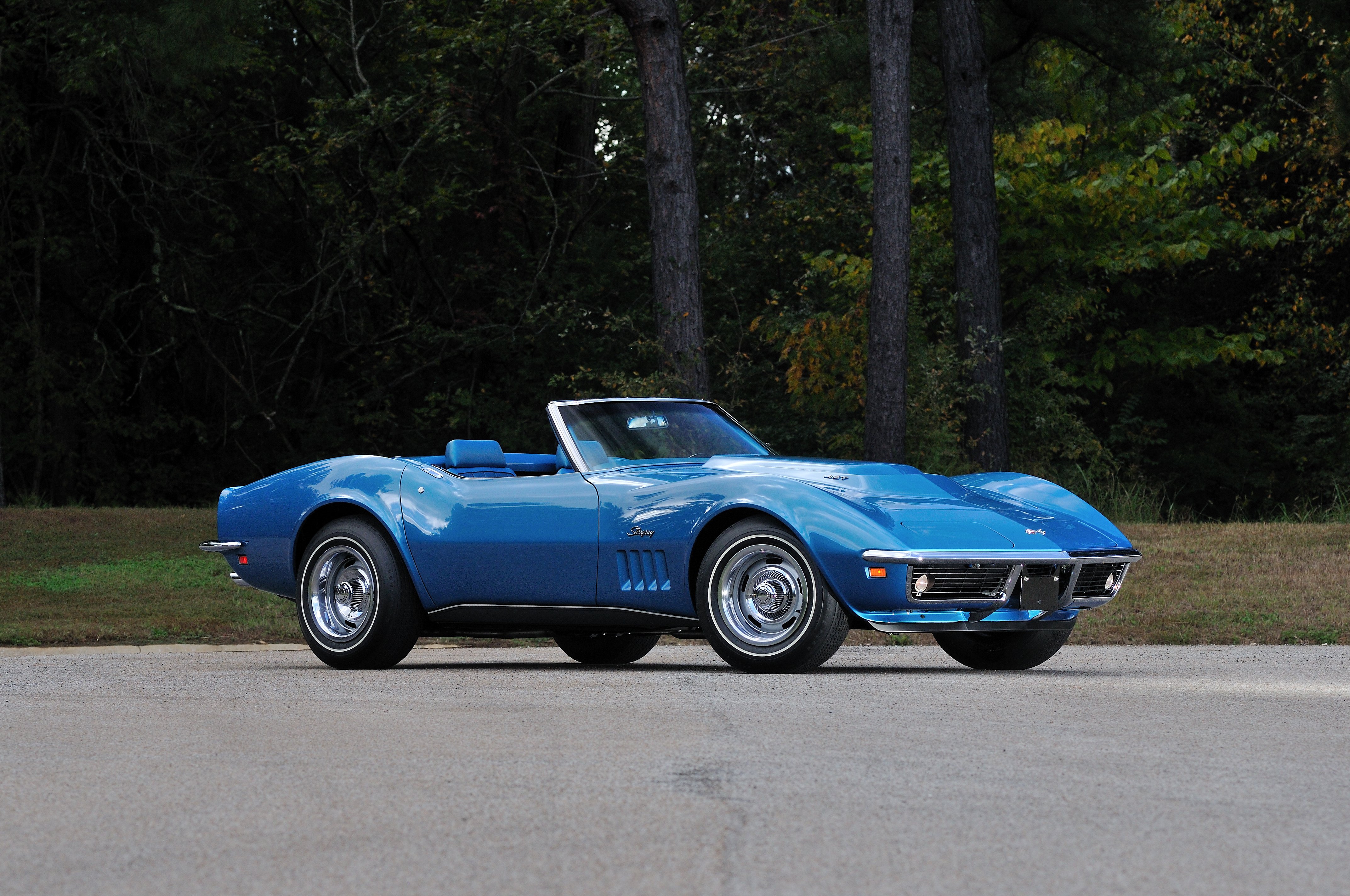 1969, Chevrolet, Corvette, Stingray, L88, Convertible, Blue, Muscle, Classic, Usa, 4288x2848 01 Wallpaper