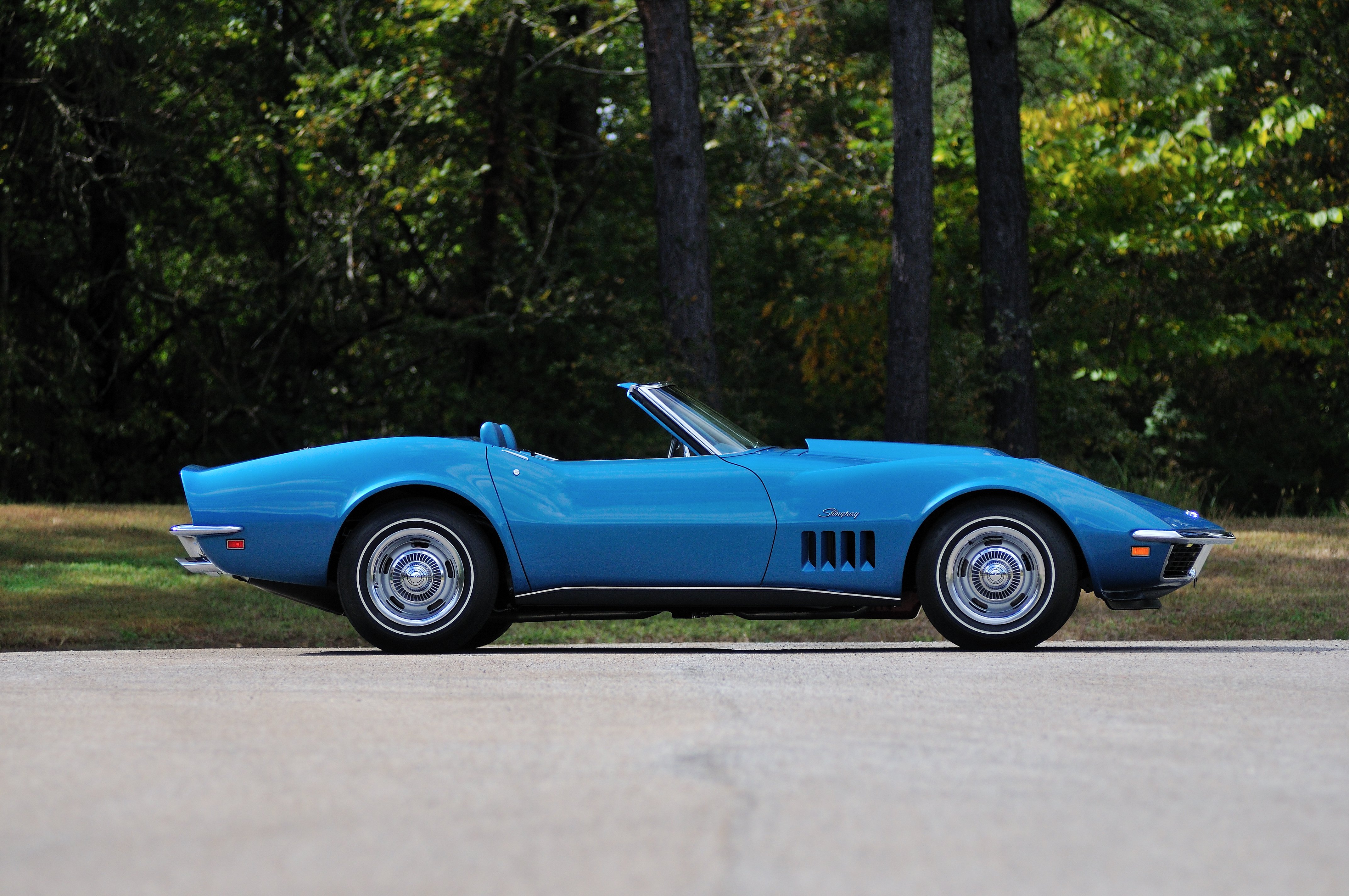 1969, Chevrolet, Corvette, Stingray, L88, Convertible, Blue, Muscle, Classic, Usa, 4288x2848 02 Wallpaper